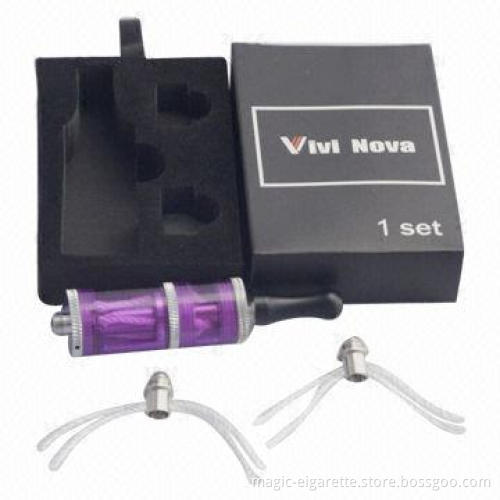 Double Vivi Nova Electronic Cigarette Atomizer with Seven Colors, Free Option form Magic